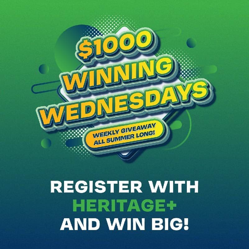 ¡Miércoles Ganador con Heritage+!